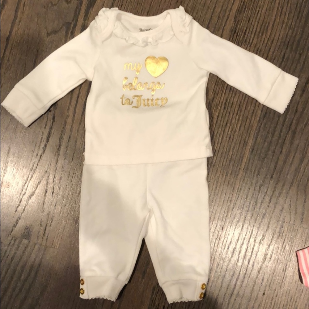 Juicy Couture 0-3 month baby set